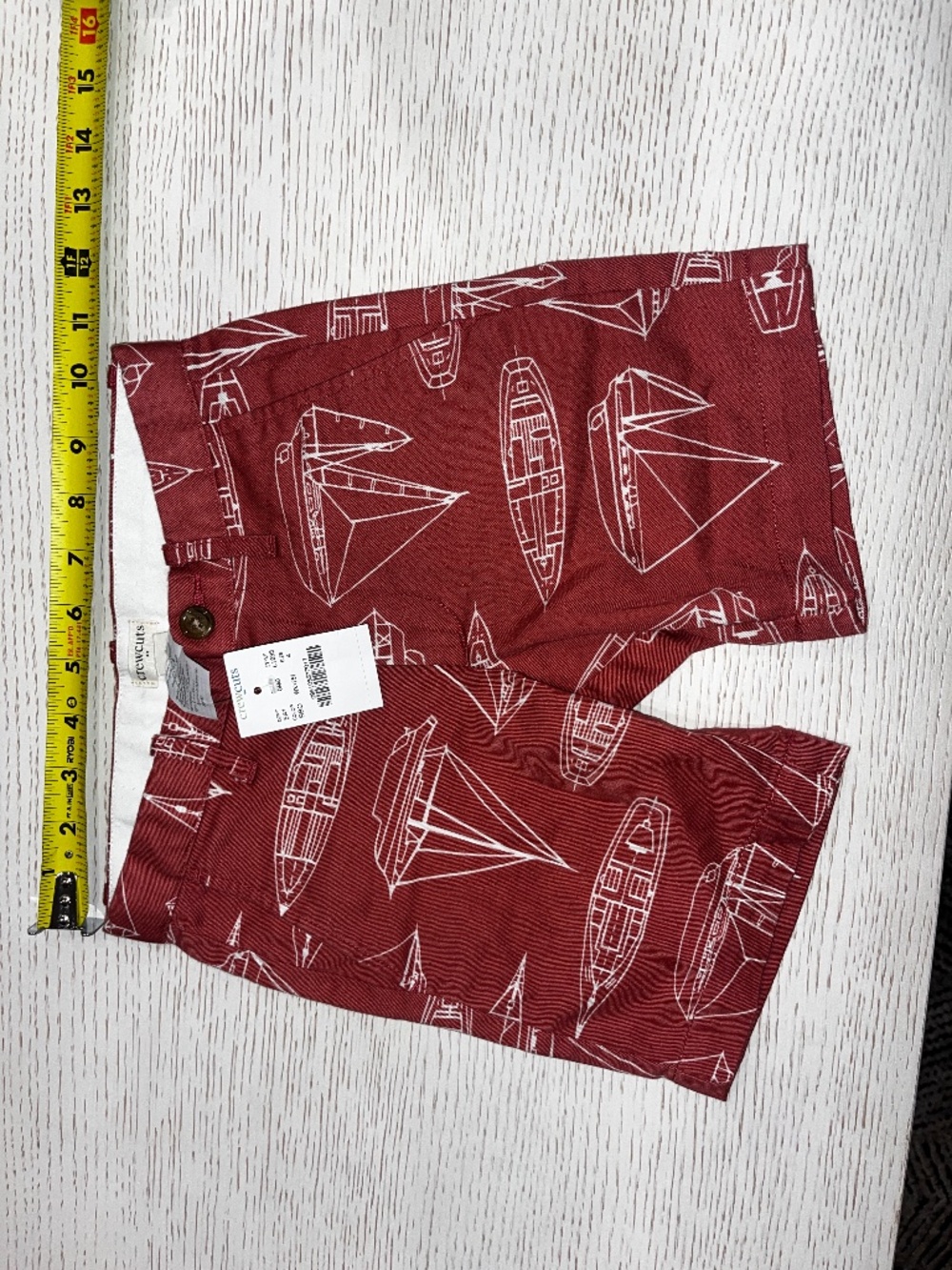 NWT J.Crew Crewcuts Sailboat Shorts – Size 4